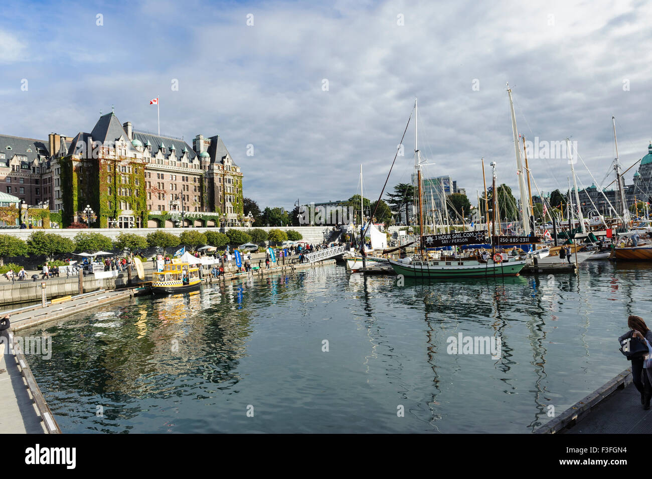 Fairmont Empress Hotel Foto Stock
