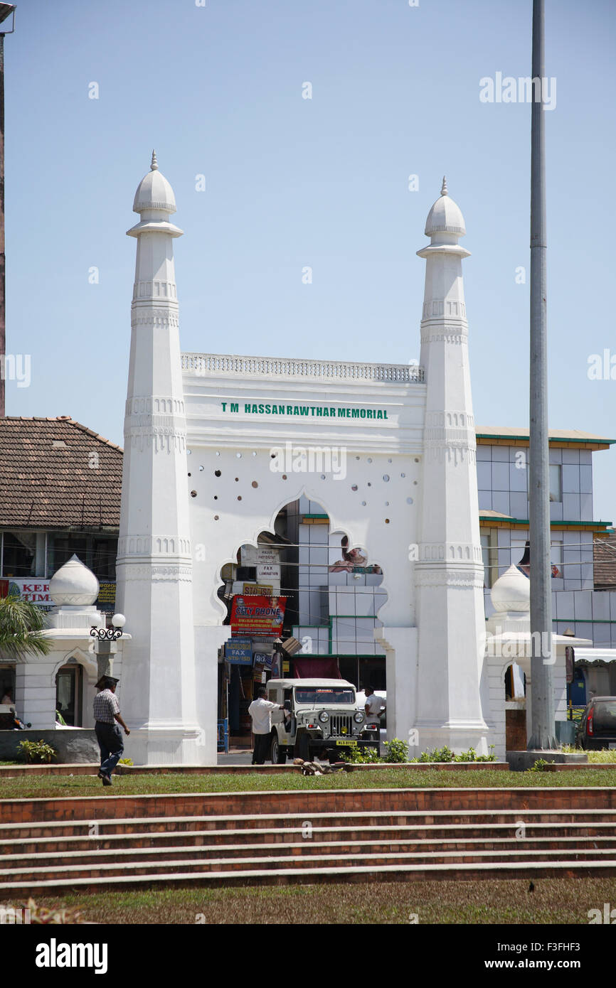 T.M. Hassan Rawthar memorial ; ; Kottayam Kerala ; India alcuna proprietà di rilascio o il permesso disponibile Foto Stock