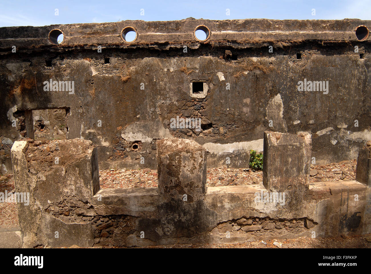 Sewree Fort, Sewri Fort, Bombay, Mumbai, Maharashtra, India, Asia Foto Stock