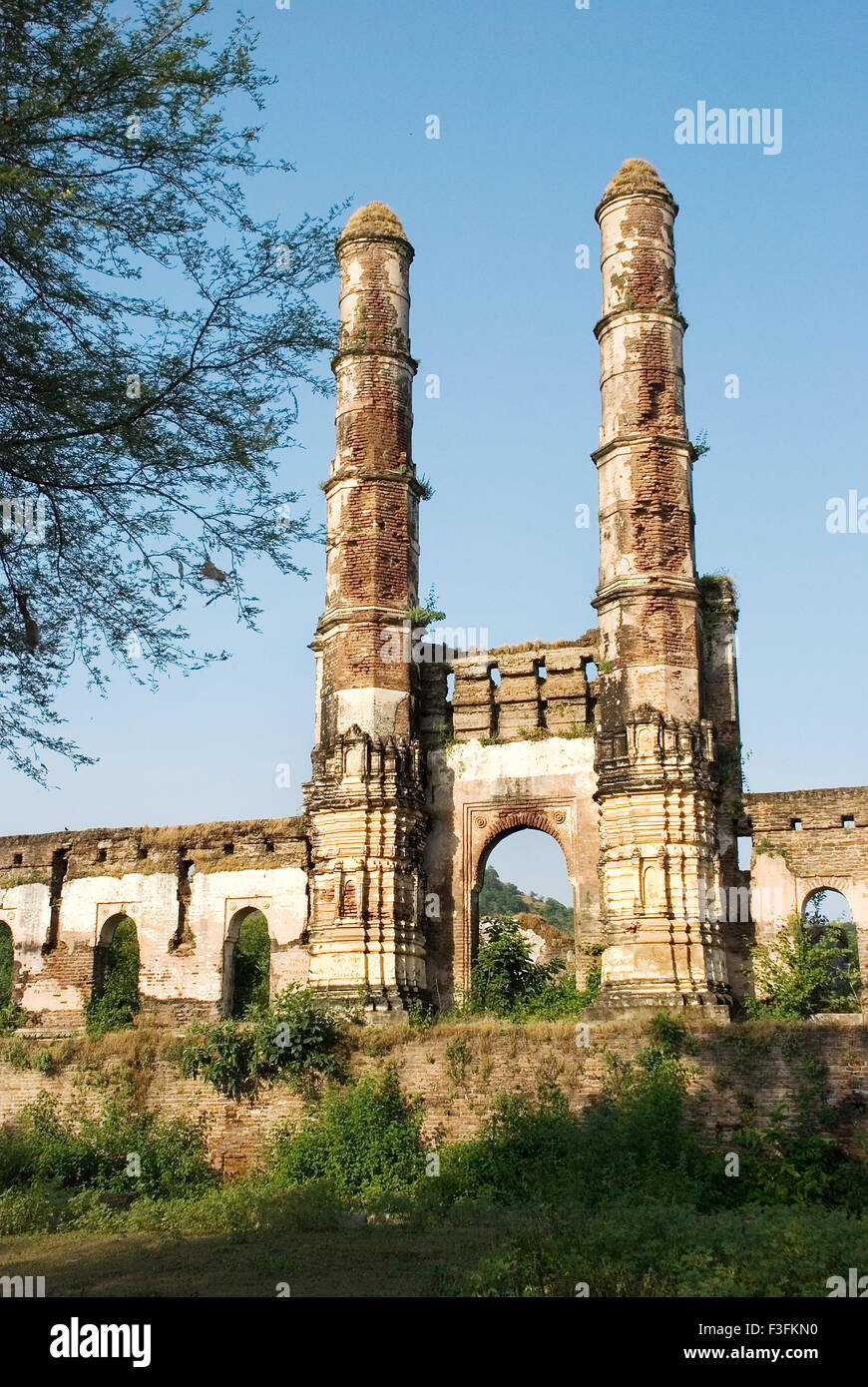 Champaner Pavagadh scavi M S University Barodabetwen 1970 1975 portato alla uce di 'Amir Manzil Caner ; Panch; Asia Foto Stock