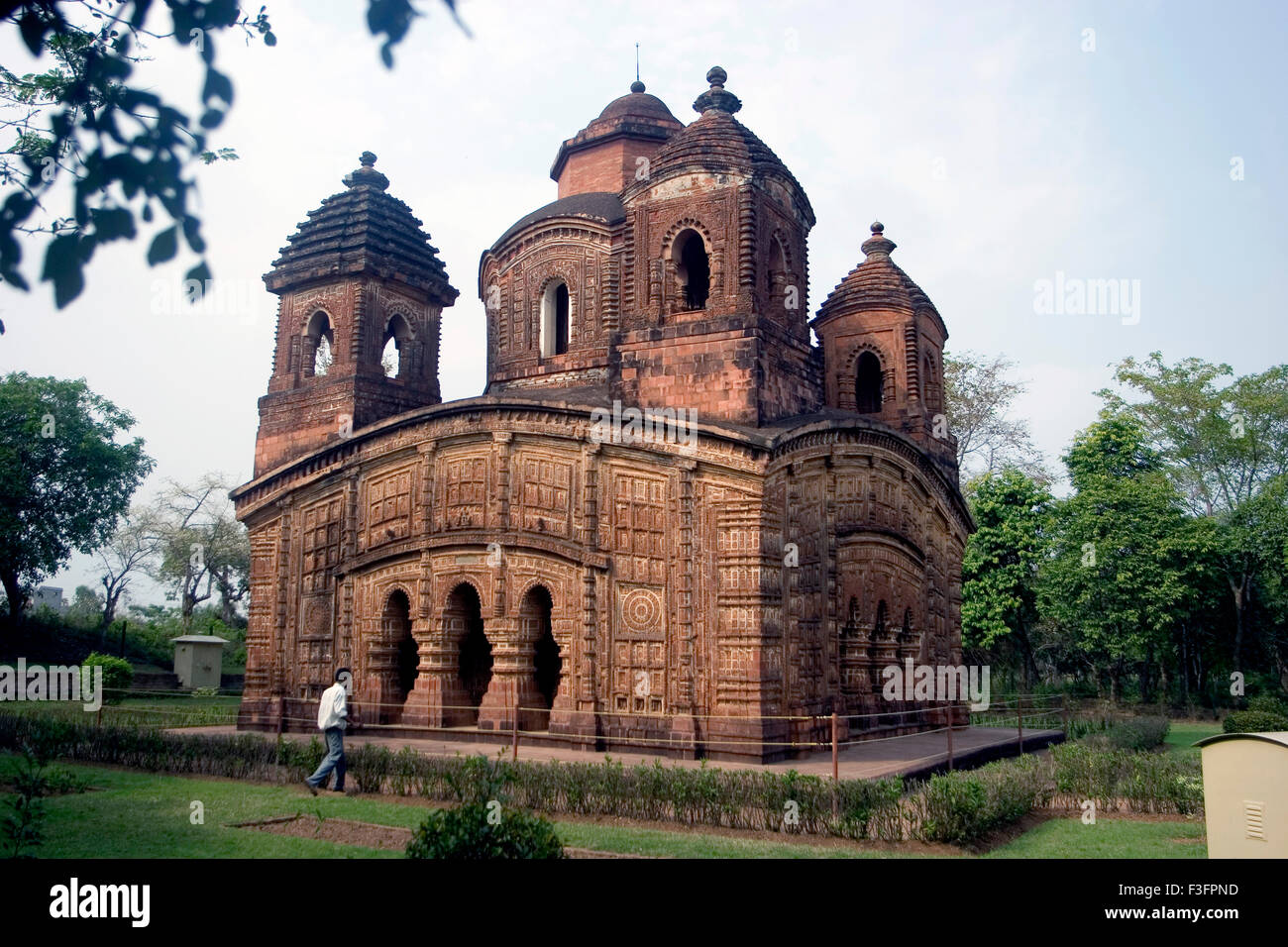 Shyamrai tempio costruito da Re Raghunath Singha nel 1643 D.C. ; Bishnupur ; Bengala Occidentale ; India Foto Stock