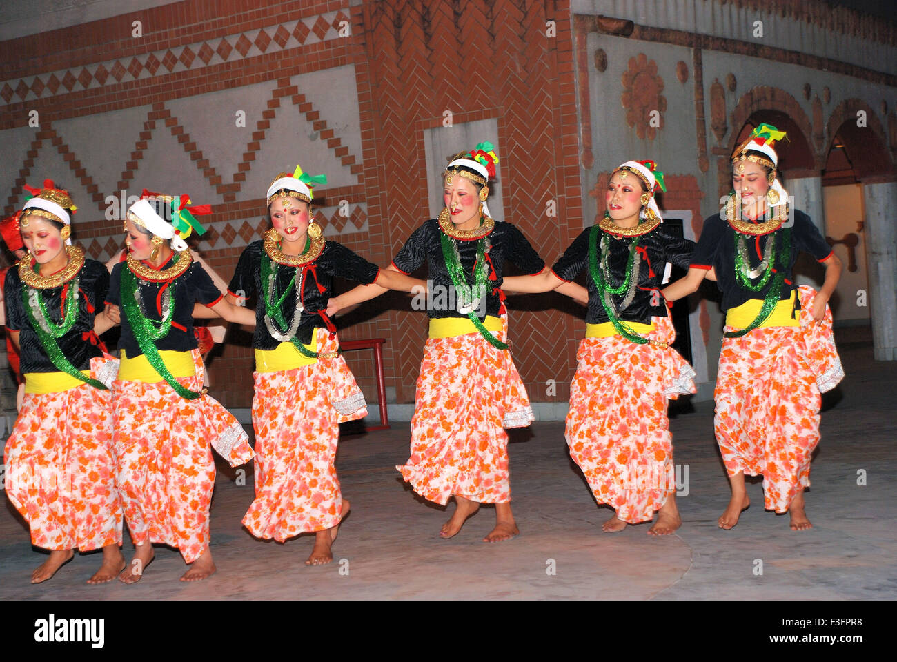 Danza popolare ; Sikkim ; India ; Asia Foto Stock
