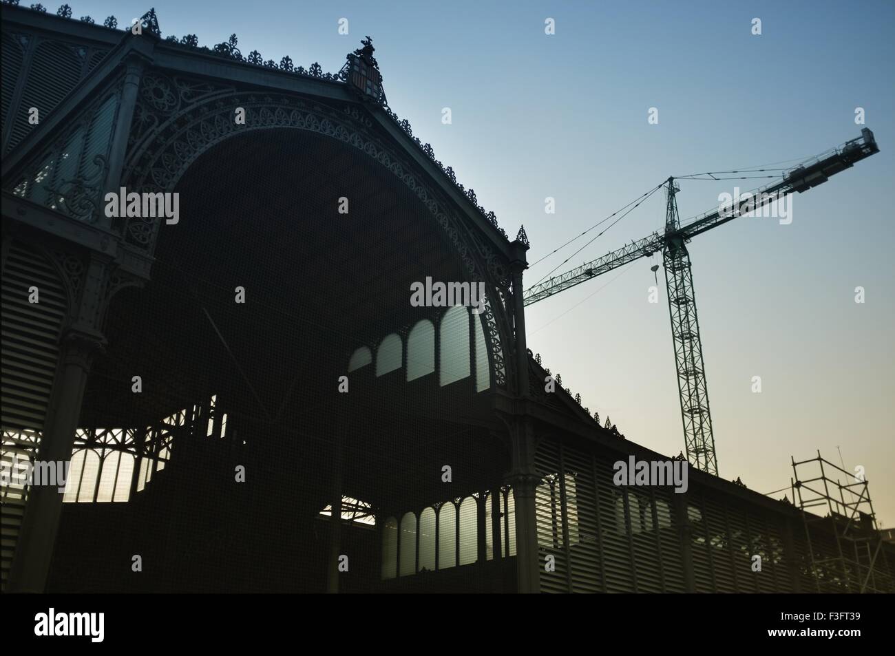 L'edificio di mercato di El Born, Barcellona Foto Stock