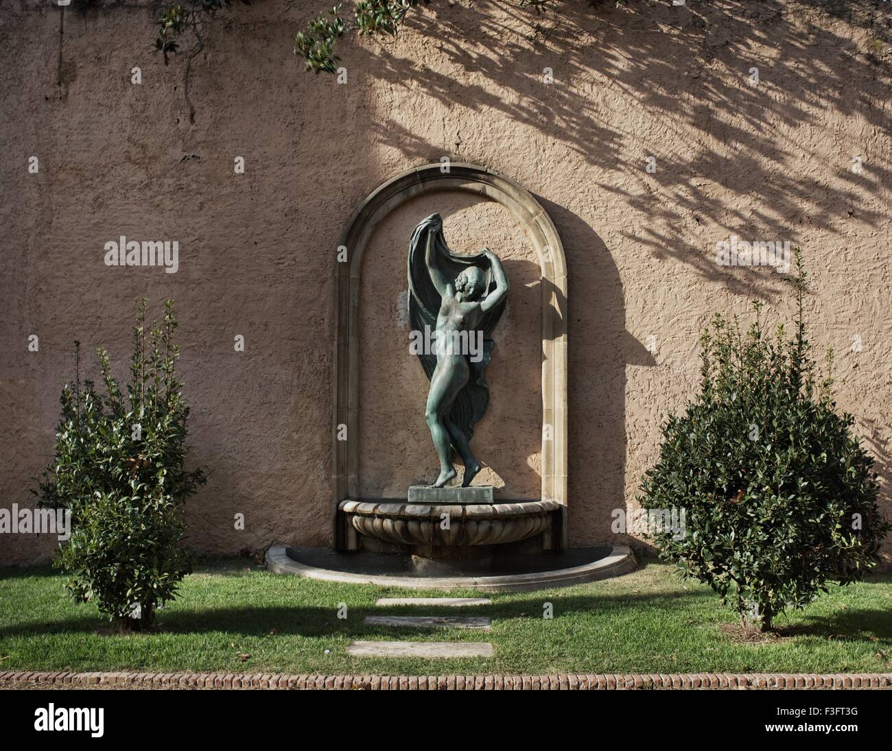 Statua in un parco, Barcellona. Foto Stock