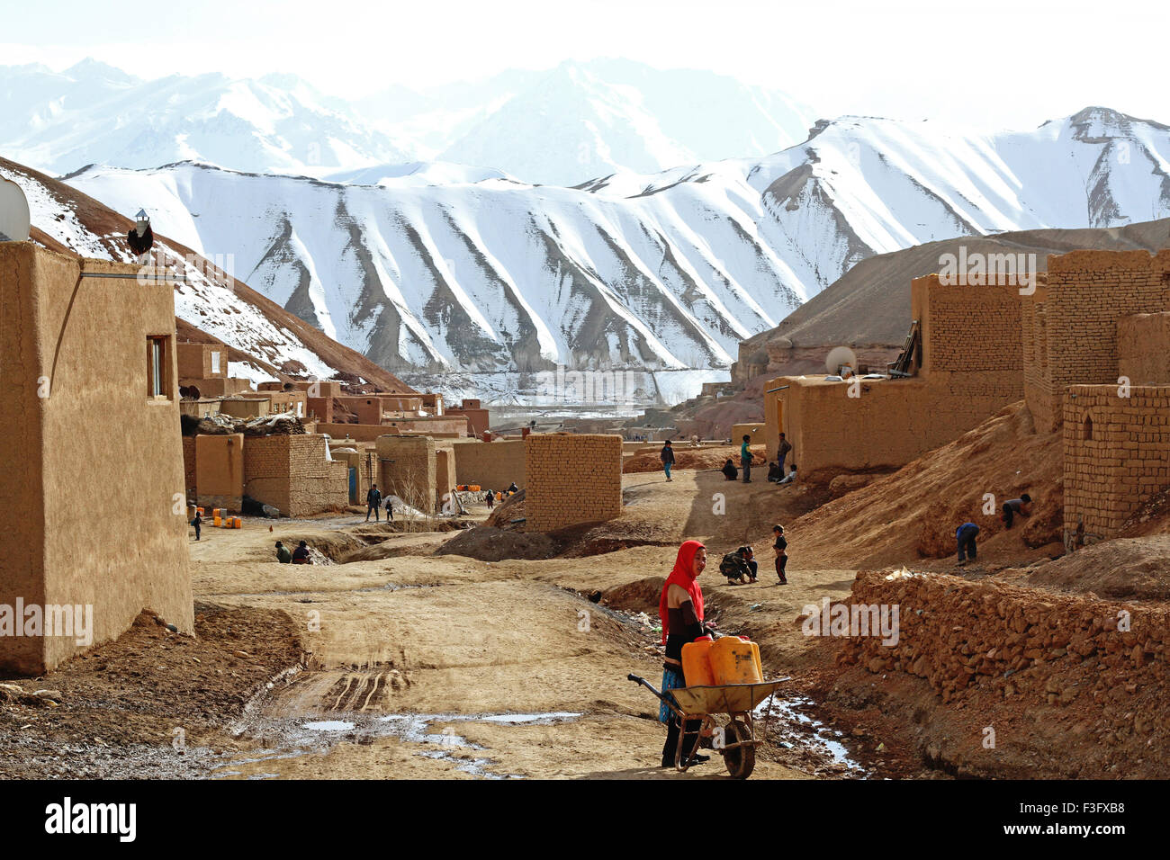 In Afghanistan la vita del villaggio Foto Stock