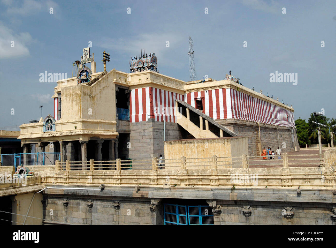Northern viste laterali di Swami Swaminatha tempio ; Swamimalai ; Tamil Nadu ; India Foto Stock