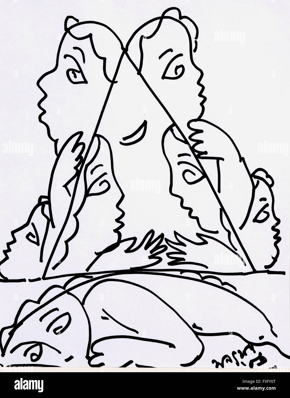 Pittura ; arte ; India ; Asia Foto Stock