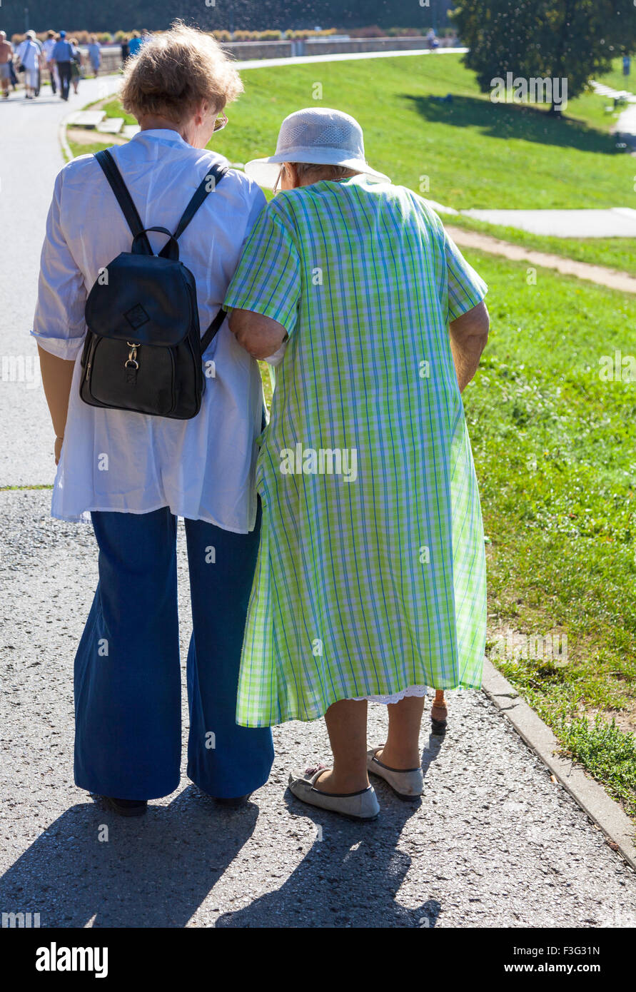 Mano amica Foto Stock