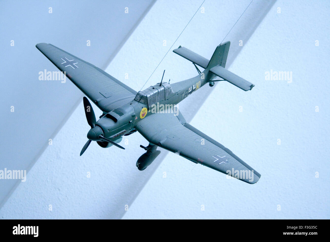 Modello di aereo da combattimento Deuthes Museo ; Monaco di Baviera ; Germania ; Europa Foto Stock