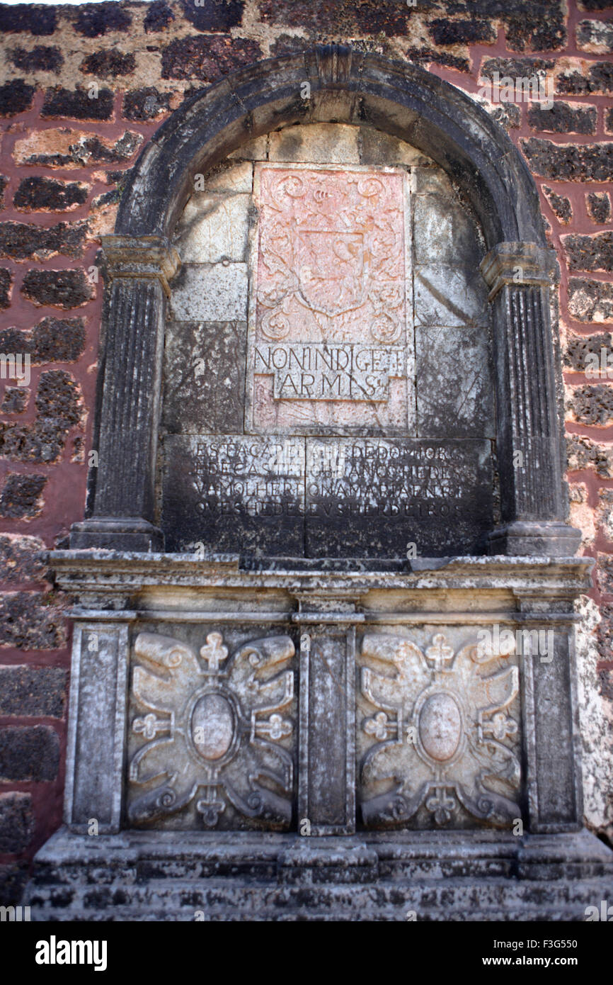 La Chiesa di Sant'Agostino ; UNESCO World Heritage Site ; vecchi Goa ; Velha Goa ; India Foto Stock