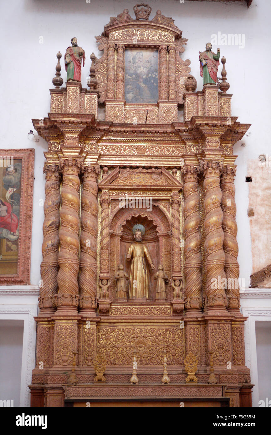 Chiesa di San Gaetano ; costruito nel 1655 ; UNESCO World Heritage Site ; vecchi Goa ; Velha Goa ; India Foto Stock