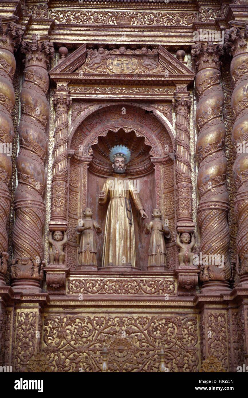 Chiesa di San Gaetano ; costruito nel 1655 ; UNESCO World Heritage Site ; vecchi Goa ; Velha Goa ; India Foto Stock