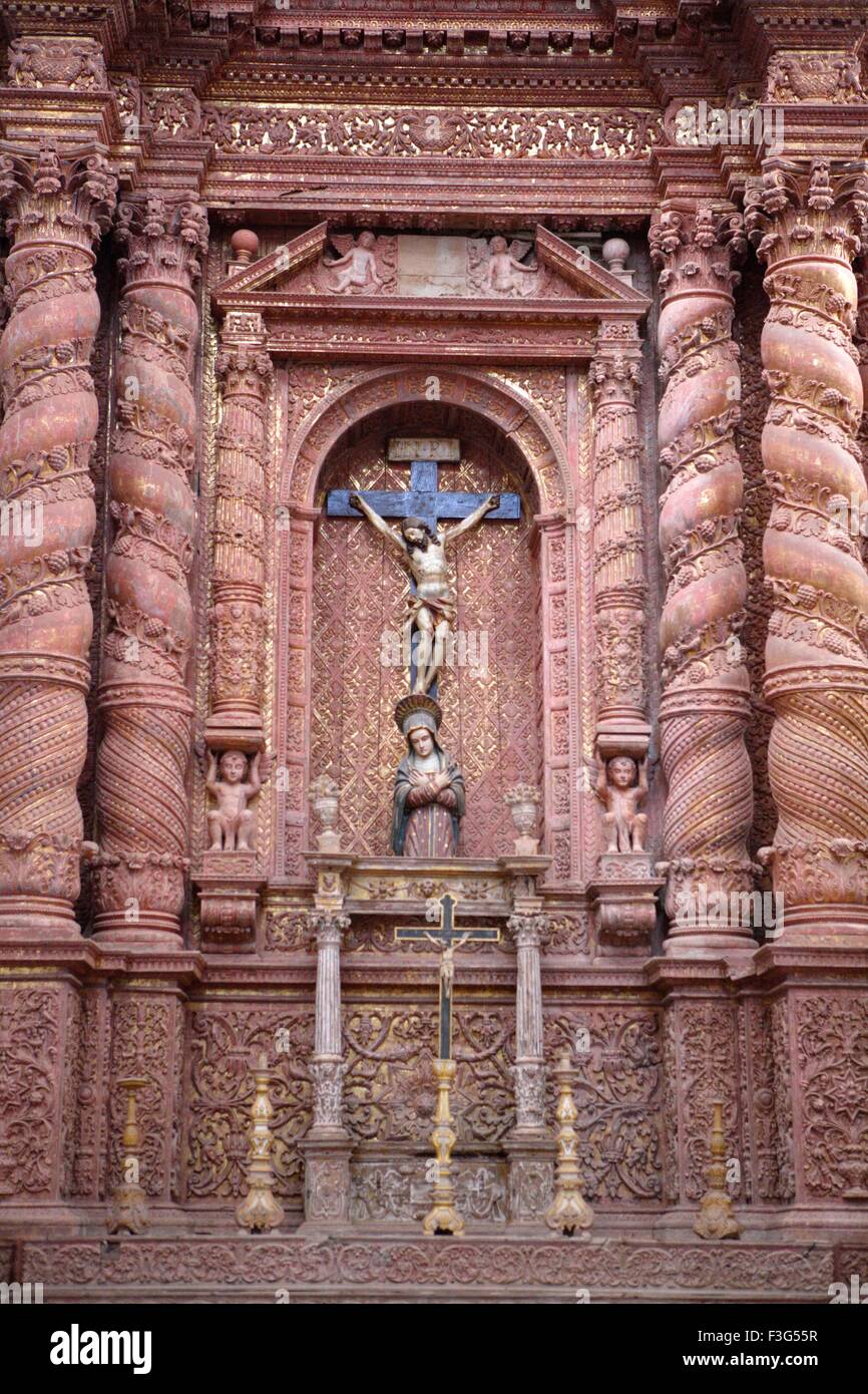 Chiesa di San Gaetano ; costruito nel 1655 ; UNESCO World Heritage Site ; vecchi Goa ; Velha Goa ; India Foto Stock