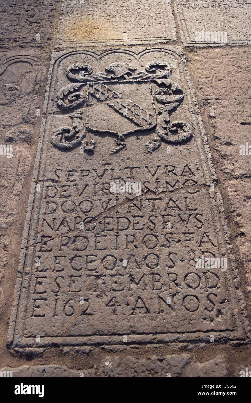 La Chiesa di Sant'Agostino ; UNESCO World Heritage Site ; vecchi Goa ; Velha Goa ; India Foto Stock