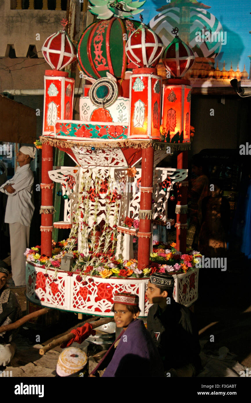 Festival di Tazia Muharram ; Rajkot ; Gujarat ; India ; Asia Foto Stock