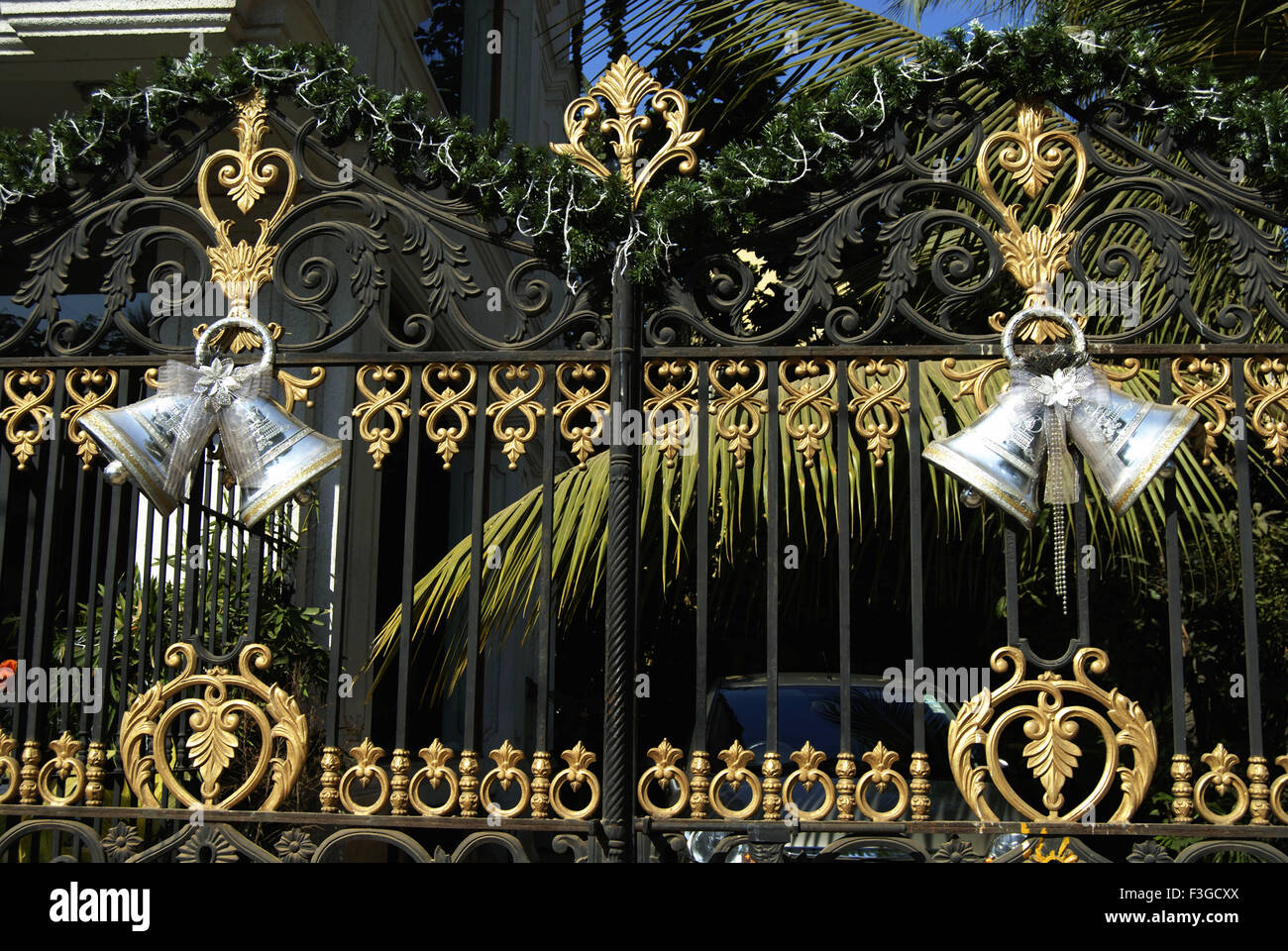 Campane di jingle ; decorazione di Natale ; India ; Asia Foto Stock