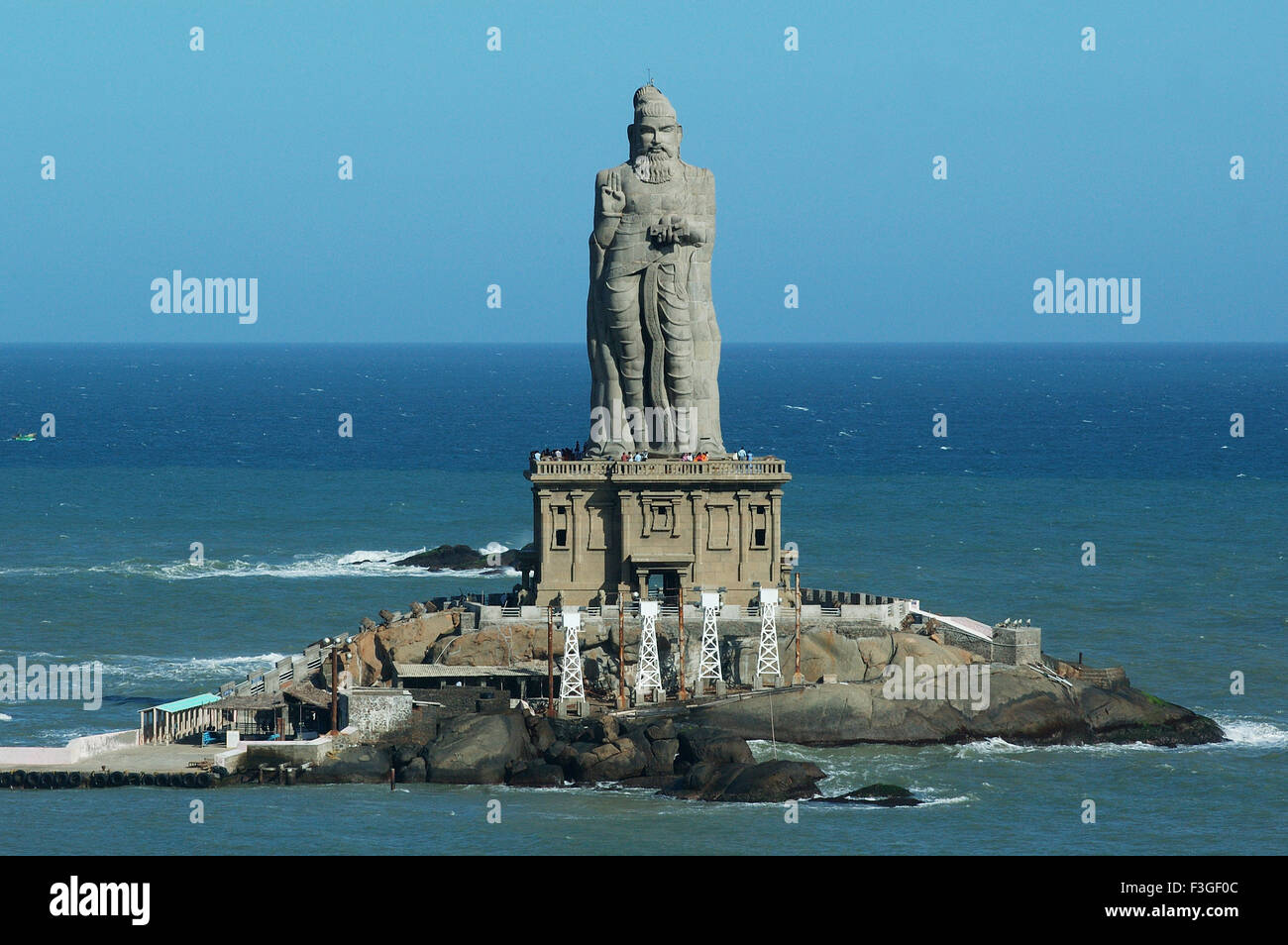 Vivekananda Rock Memoriale costruito nel 1970 ; Kanyakumari ; India Foto Stock