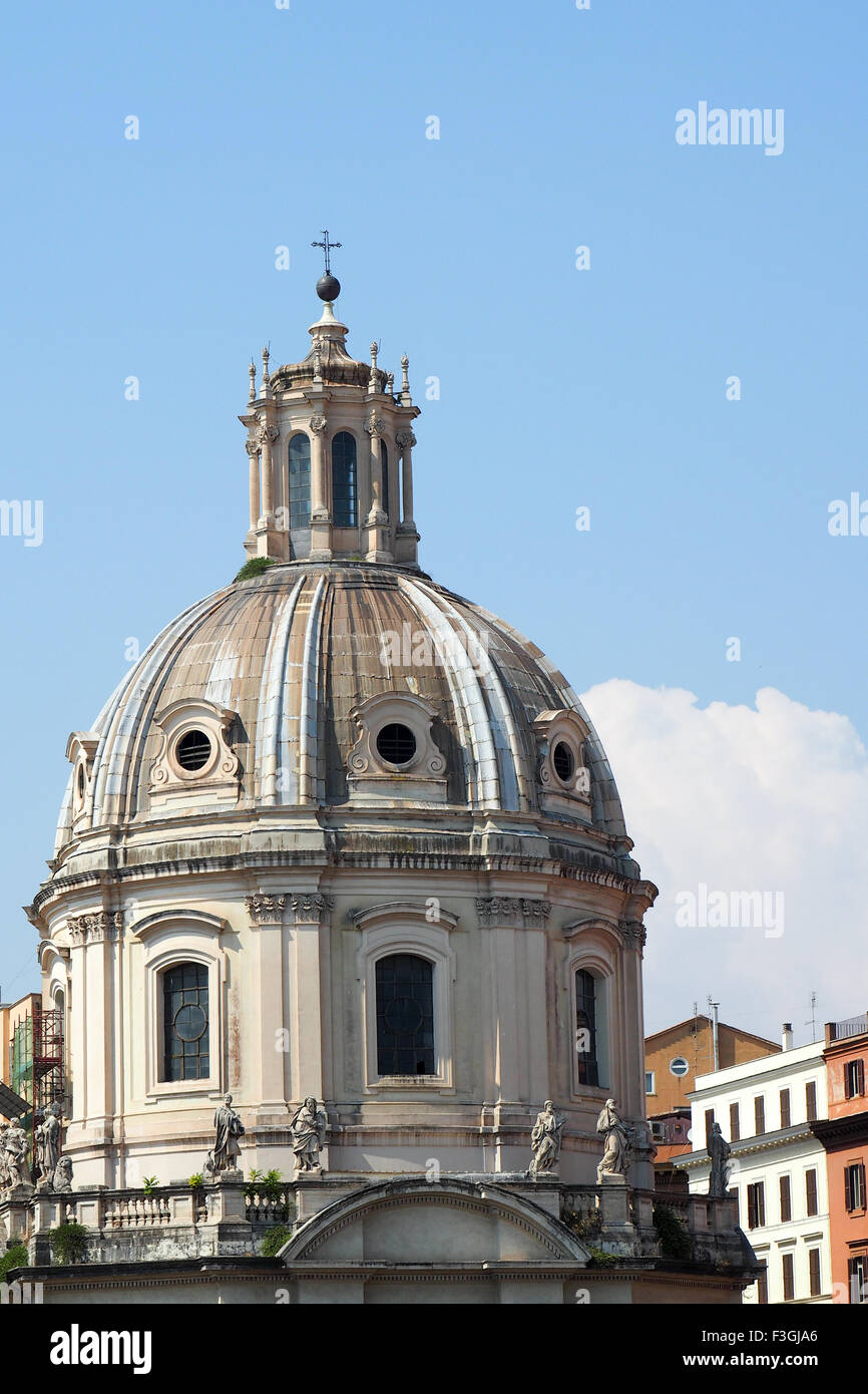 La chiesa del Santissimo Nome di Maria al Foro Traiano Foto Stock
