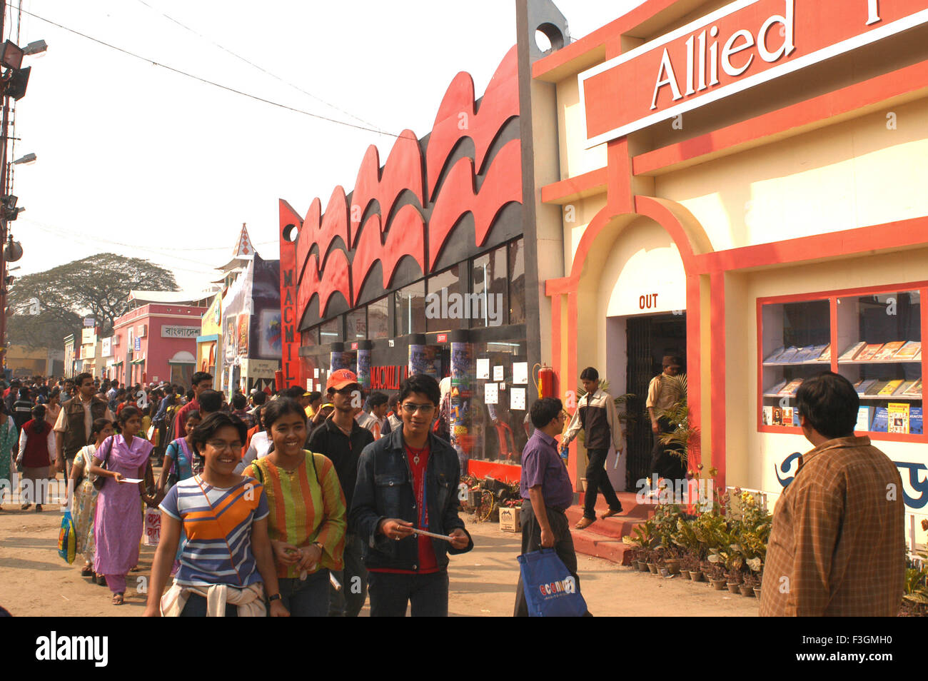 Kolkata Book Fair folla, Calcutta, Kolkata, Bengala Occidentale, India, Asia Foto Stock