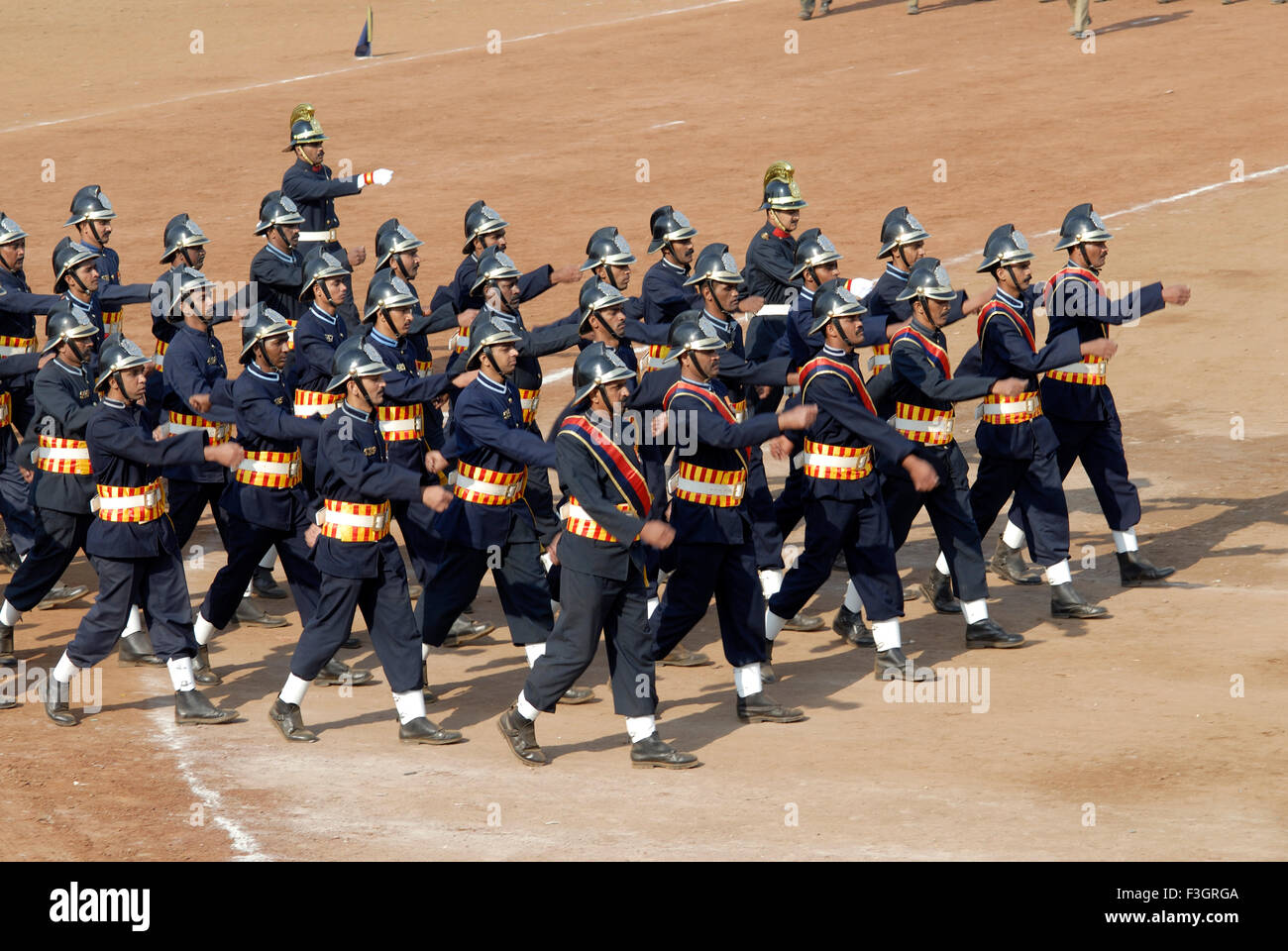 Sfilata al momento del giorno della repubblica a Bombay Mumbai ; Maharashtra ; India Foto Stock