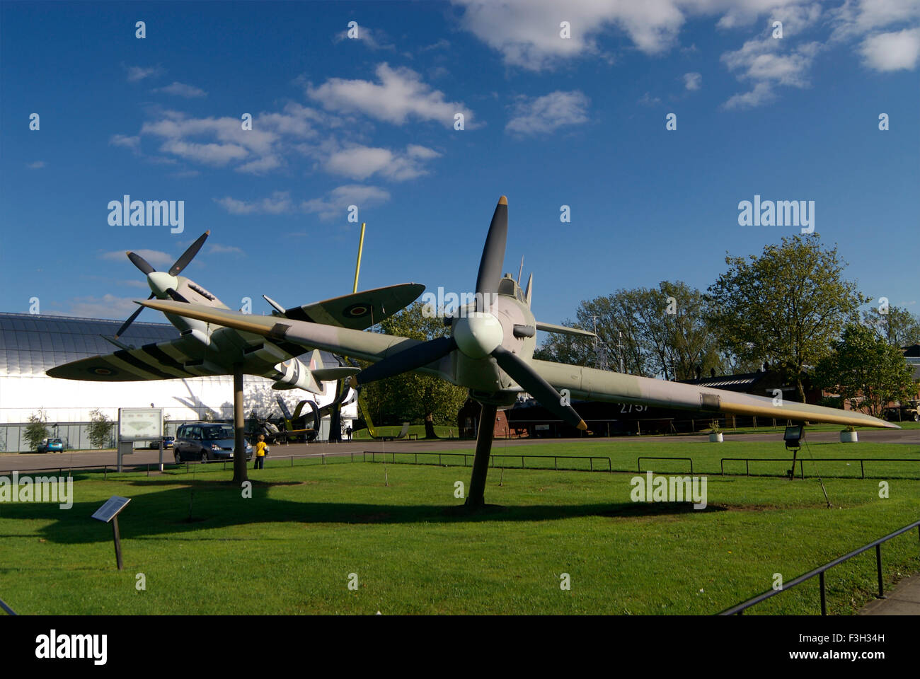 Aereo da caccia nella Royal Air Force Museum ; London ; Regno Unito Regno Unito Inghilterra Foto Stock