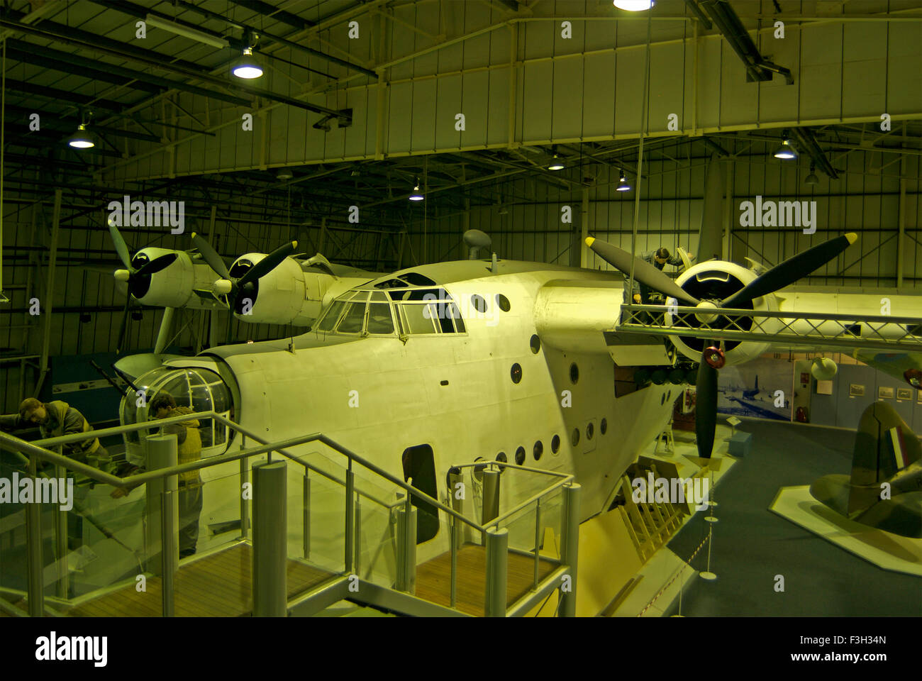 Aereo da caccia nella Royal Air Force Museum ; London ; Regno Unito Regno Unito Inghilterra Foto Stock