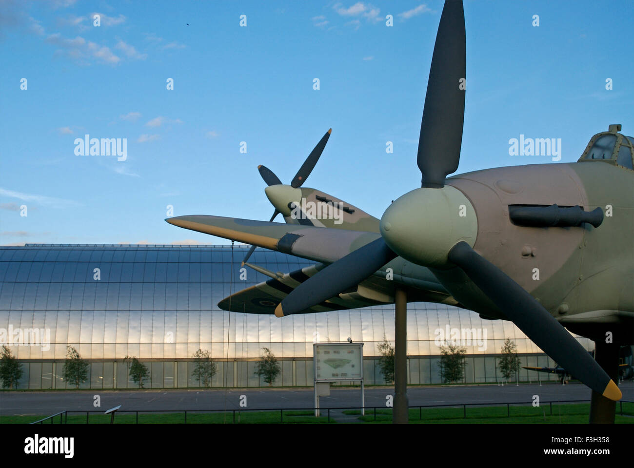 Aereo da caccia nella Royal Air Force Museum ; London ; Regno Unito Regno Unito Inghilterra Foto Stock