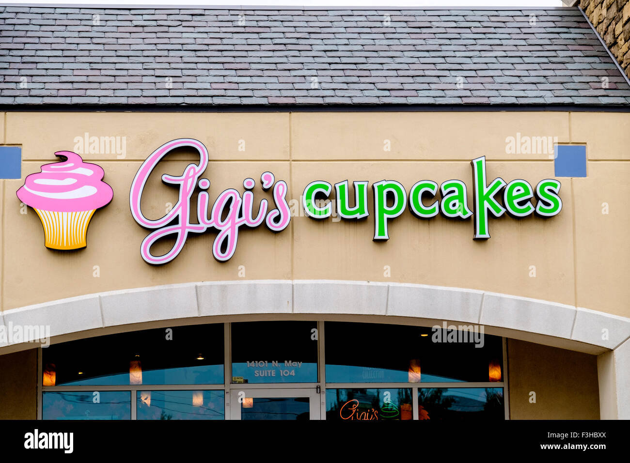 Gigi's tortine, un negozio di dolci in Oklahoma City, Oklahoma, Stati Uniti d'America. Foto Stock