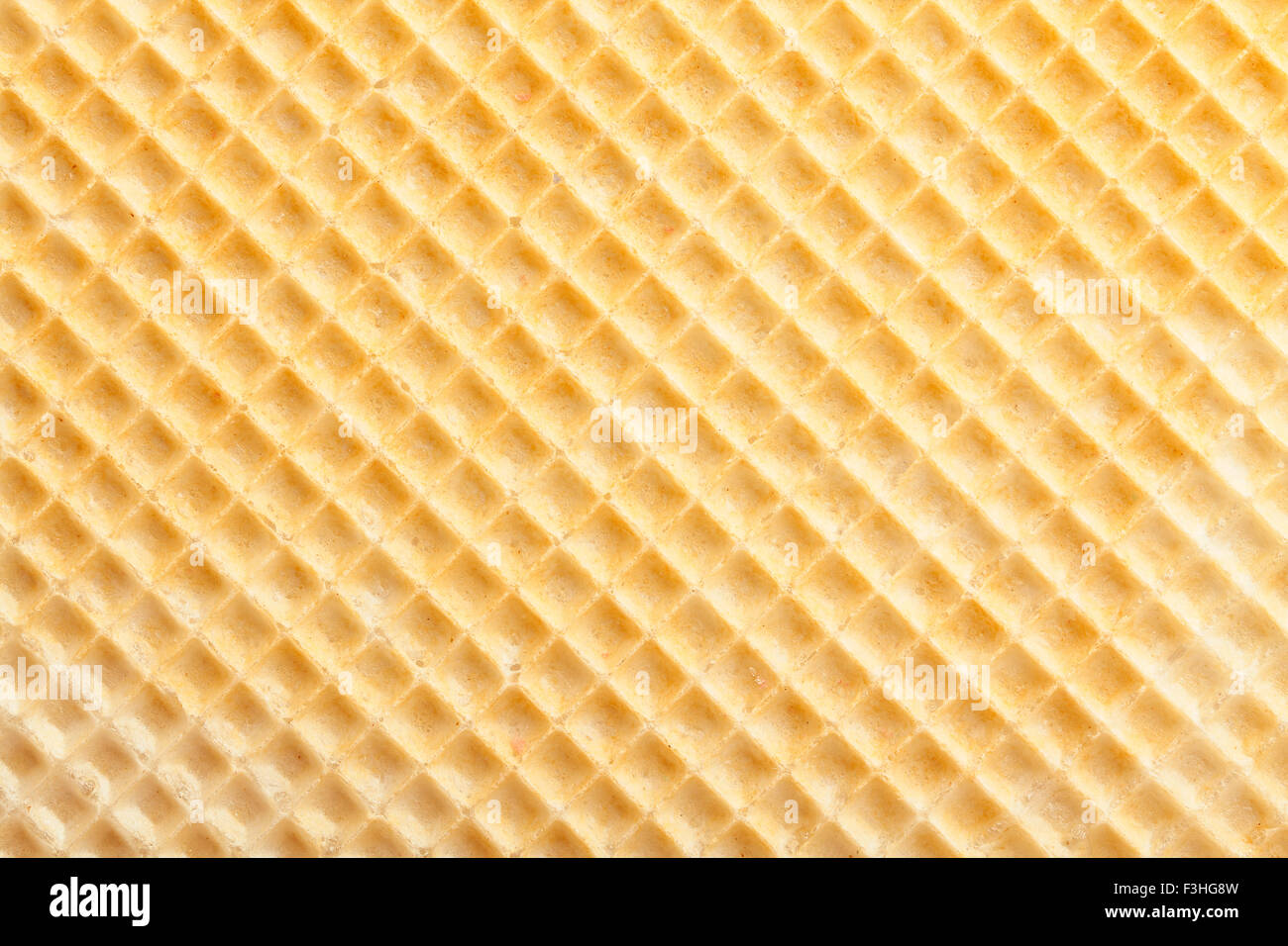 Giallo waffle pattern texture Foto Stock