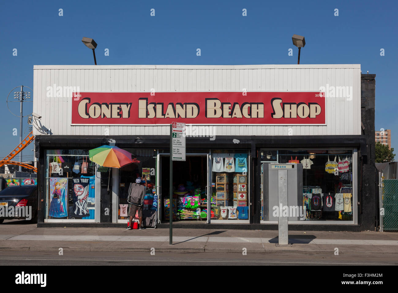 Coney Island Beach Shop, New York, Stati Uniti d'America Foto Stock