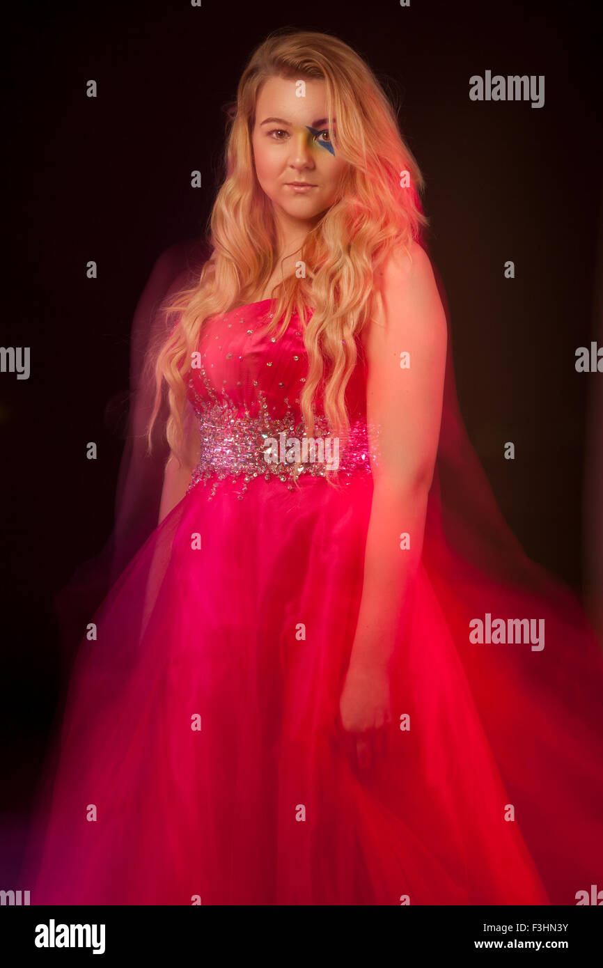 80's pop fotografia di moda Foto Stock