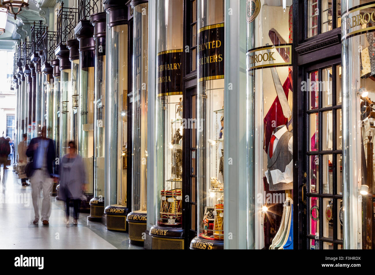 Piccadilly Arcade, Piccadilly, Londra, Regno Unito Foto Stock