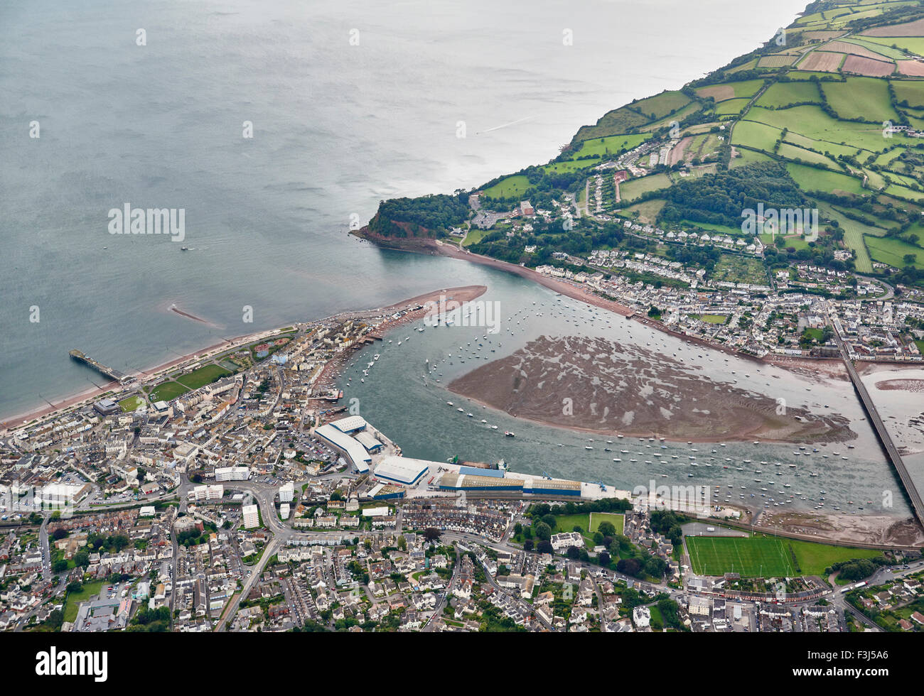 Teignmouth Harbour, South Devon, Inghilterra sudoccidentale Foto Stock