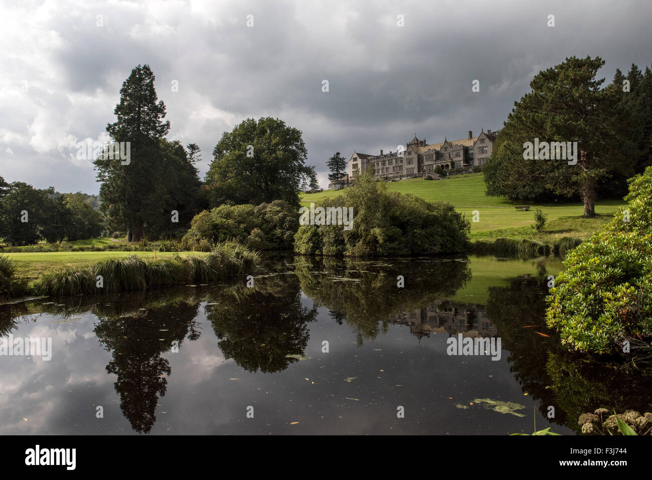 Bovey Castle Hotel Dartmoor, Inghilterra, Gran Bretagna, Regno Unito, Europa Foto Stock