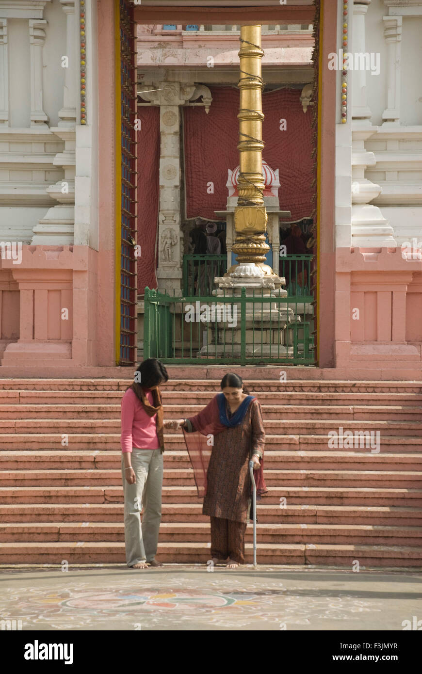 Warrah ; Rangjika mandir ; del XII secolo tempio a Pushkar ; Rajasthan ; India Foto Stock