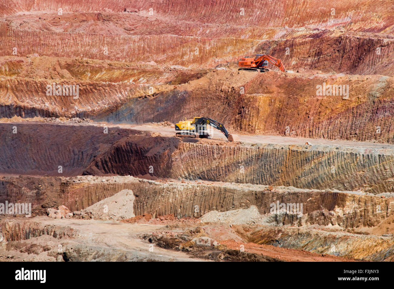 Miniera di manganese a Sawantwadi ; Sindhudugh ; Maharashtra ; India ; Asia Foto Stock