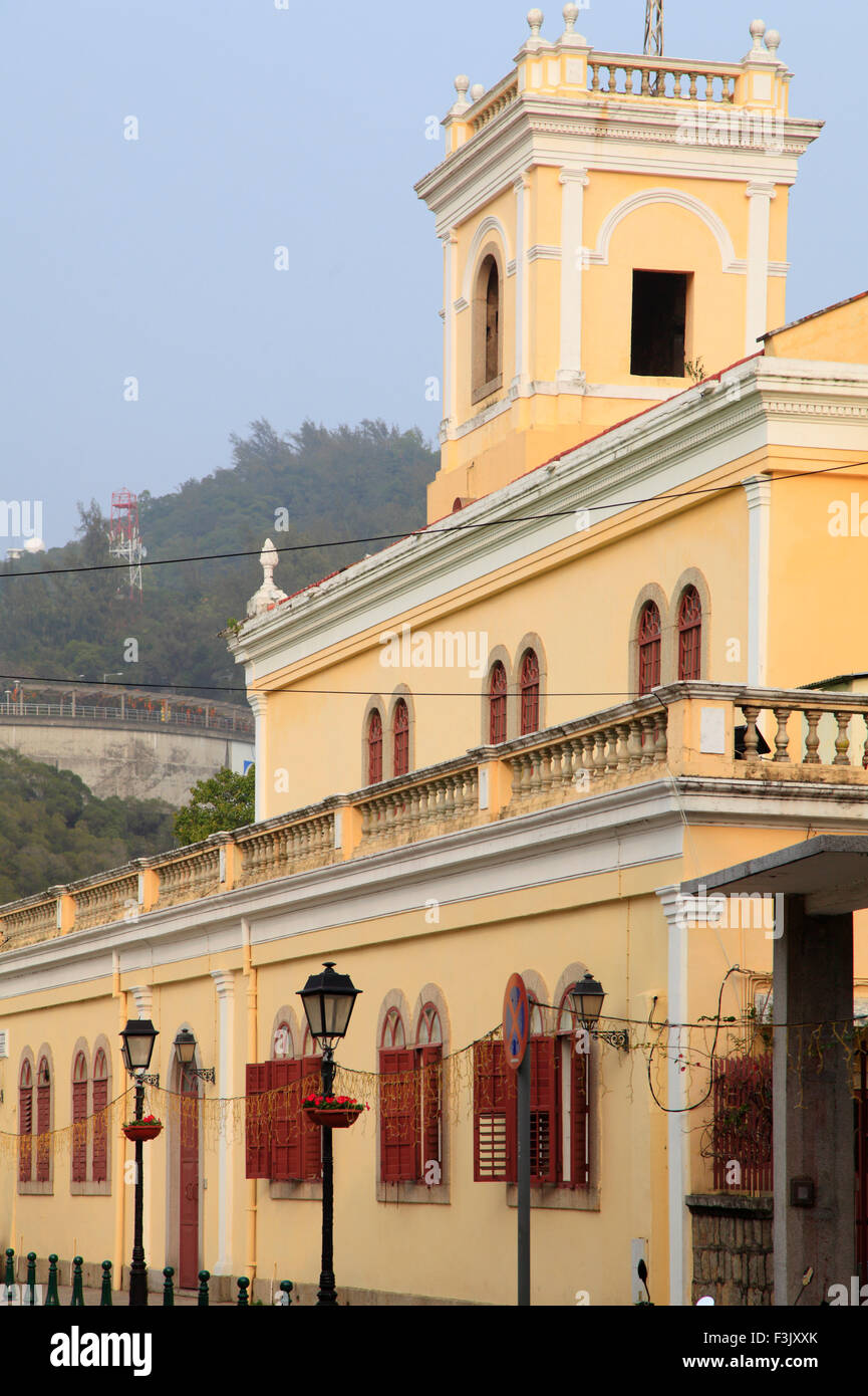 Cina, Macau Taipa, Nossa Senhora de Carmo, Nostra Signora del Carmelo, la chiesa, Foto Stock