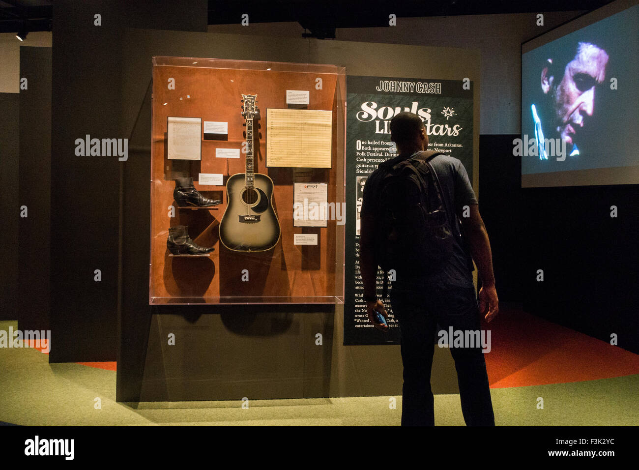 Johnny Cash museum Nashville Tennessee TN Foto Stock