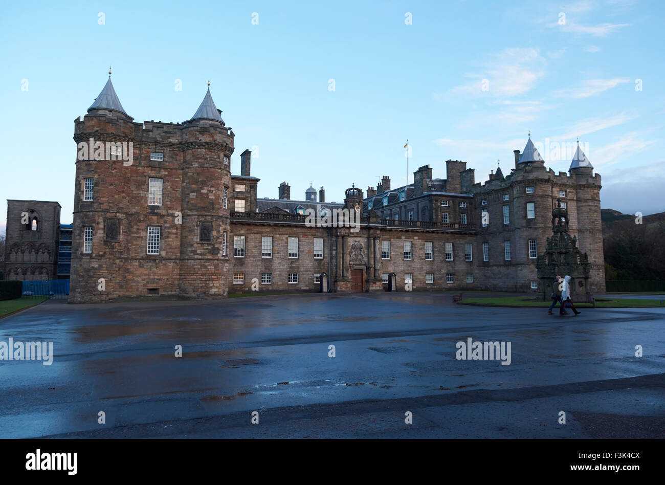 Palazzo di Holyrood - Edimburgo, Scozia, Regno Unito Foto Stock