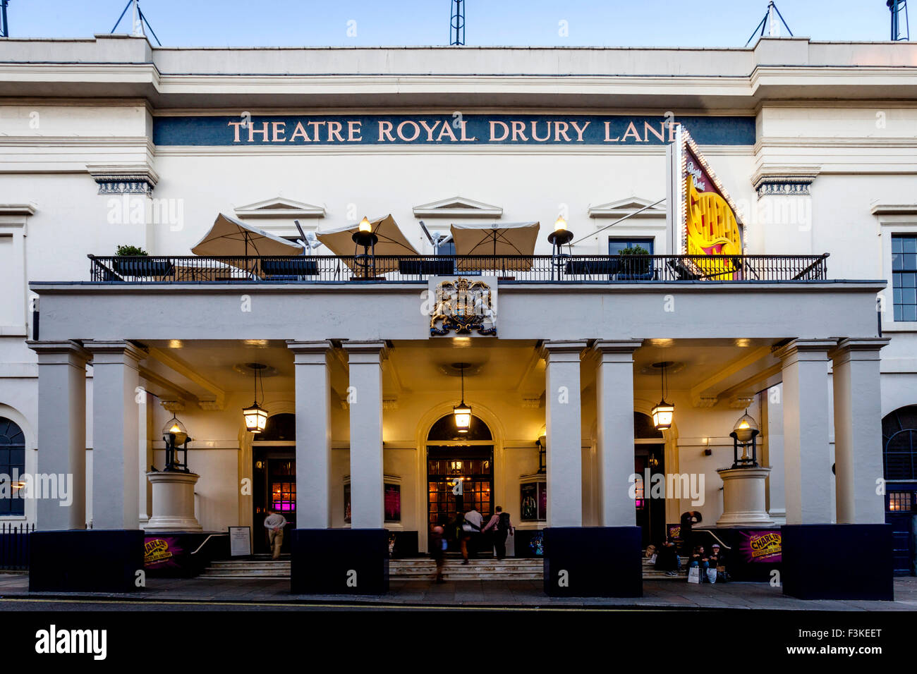 Il Theatre Royal Drury Lane, Covent Garden di Londra, Regno Unito Foto Stock