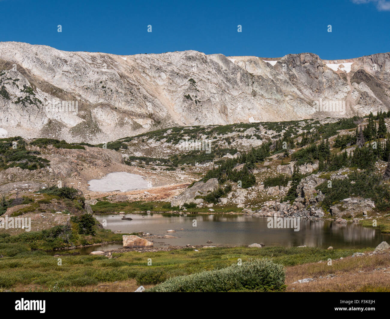 Snowy Range, Medicine Bow Mountains, Wyoming. Foto Stock