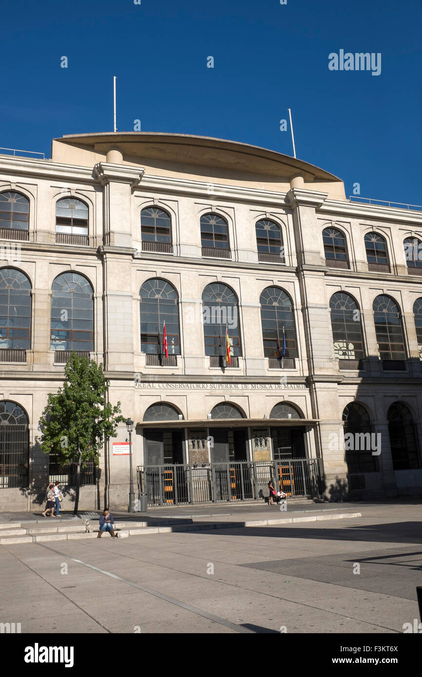 Regio Conservatorio di Musica Madrid Spagna Foto Stock