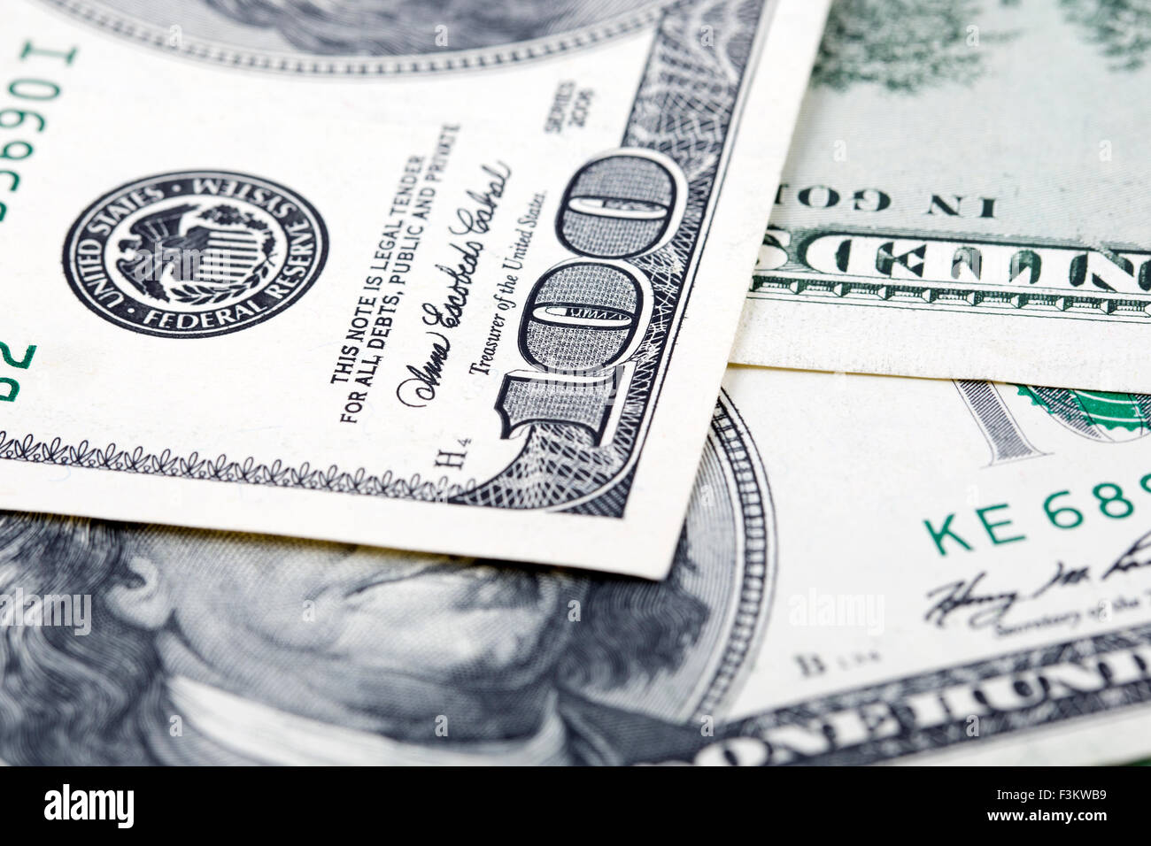 Dollari americani Foto Stock