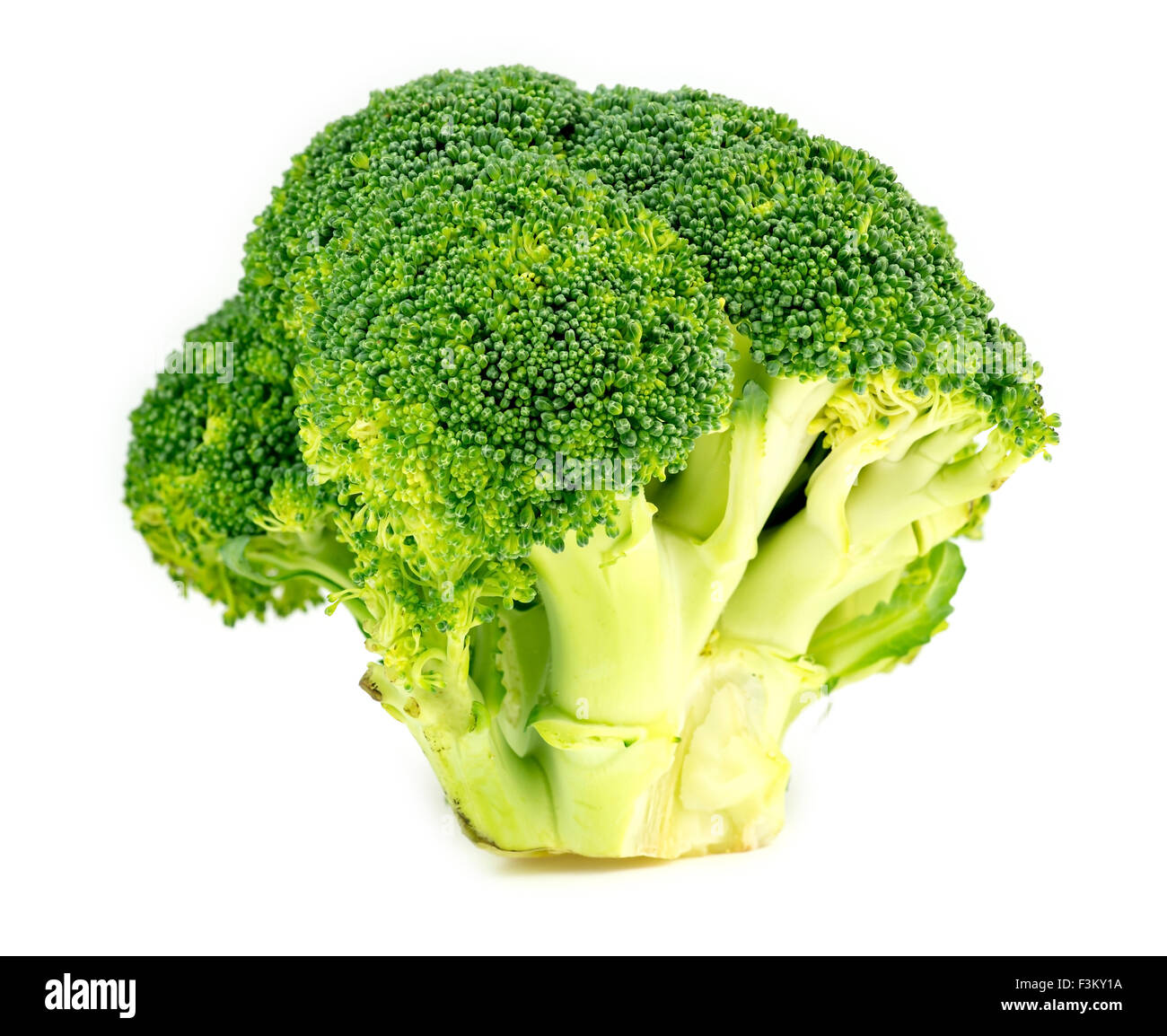 Verde vibrante di verdure broccoli Foto Stock