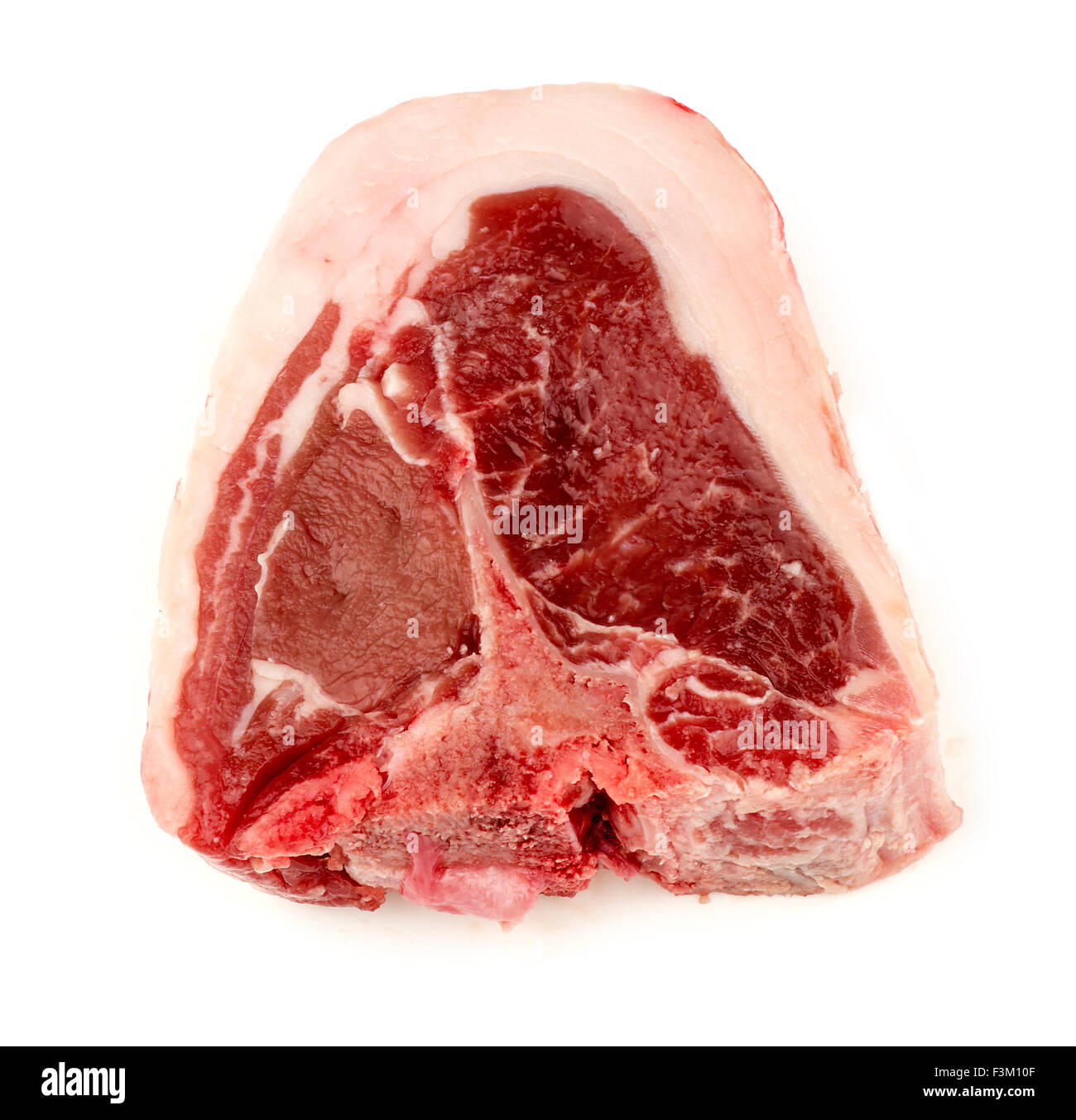 Macro Closeup di succosa red Lamb Chop Foto Stock