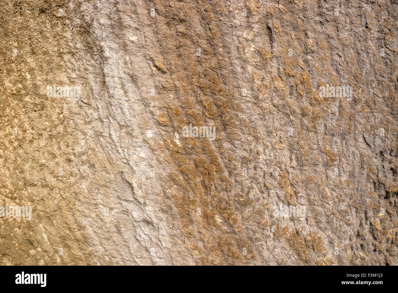 Weathered vecchio rock Surface texture di sfondo Foto Stock