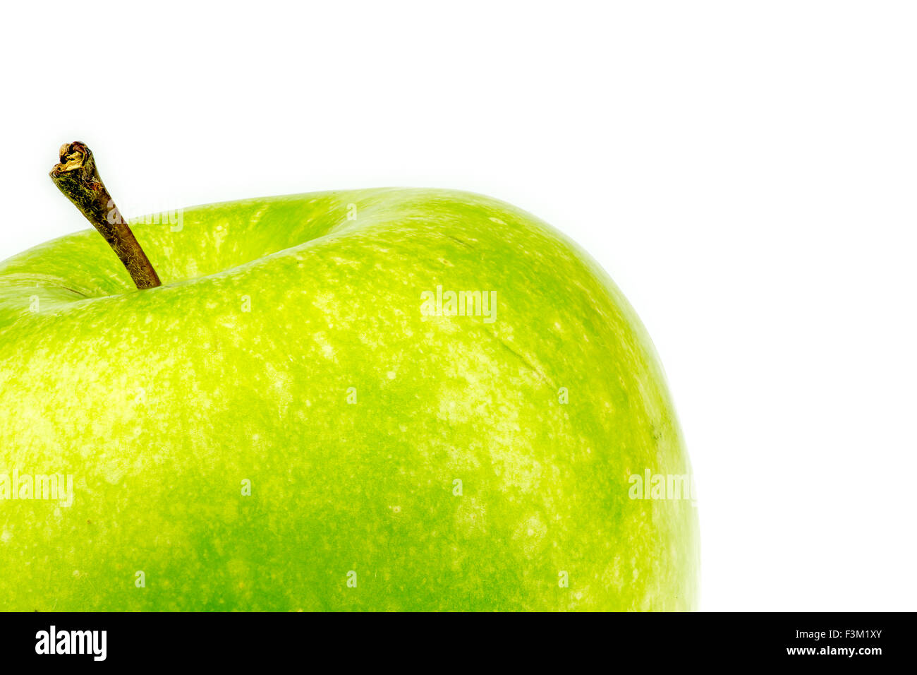 Texture di sfondo di verde mela Granny Smith Foto Stock
