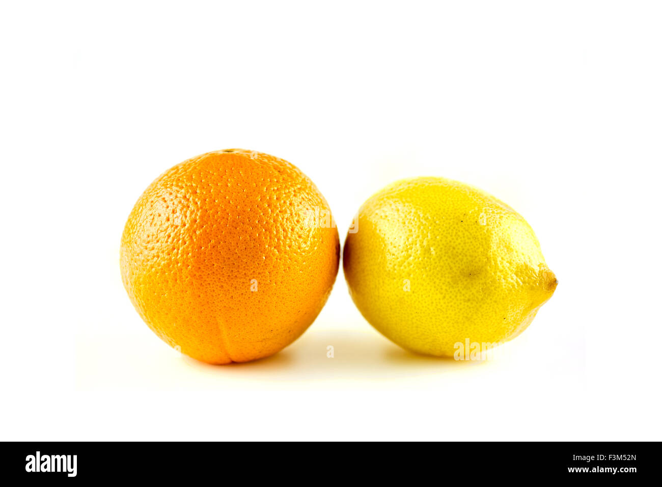 Succosa di limone e di arancia frutti Foto Stock