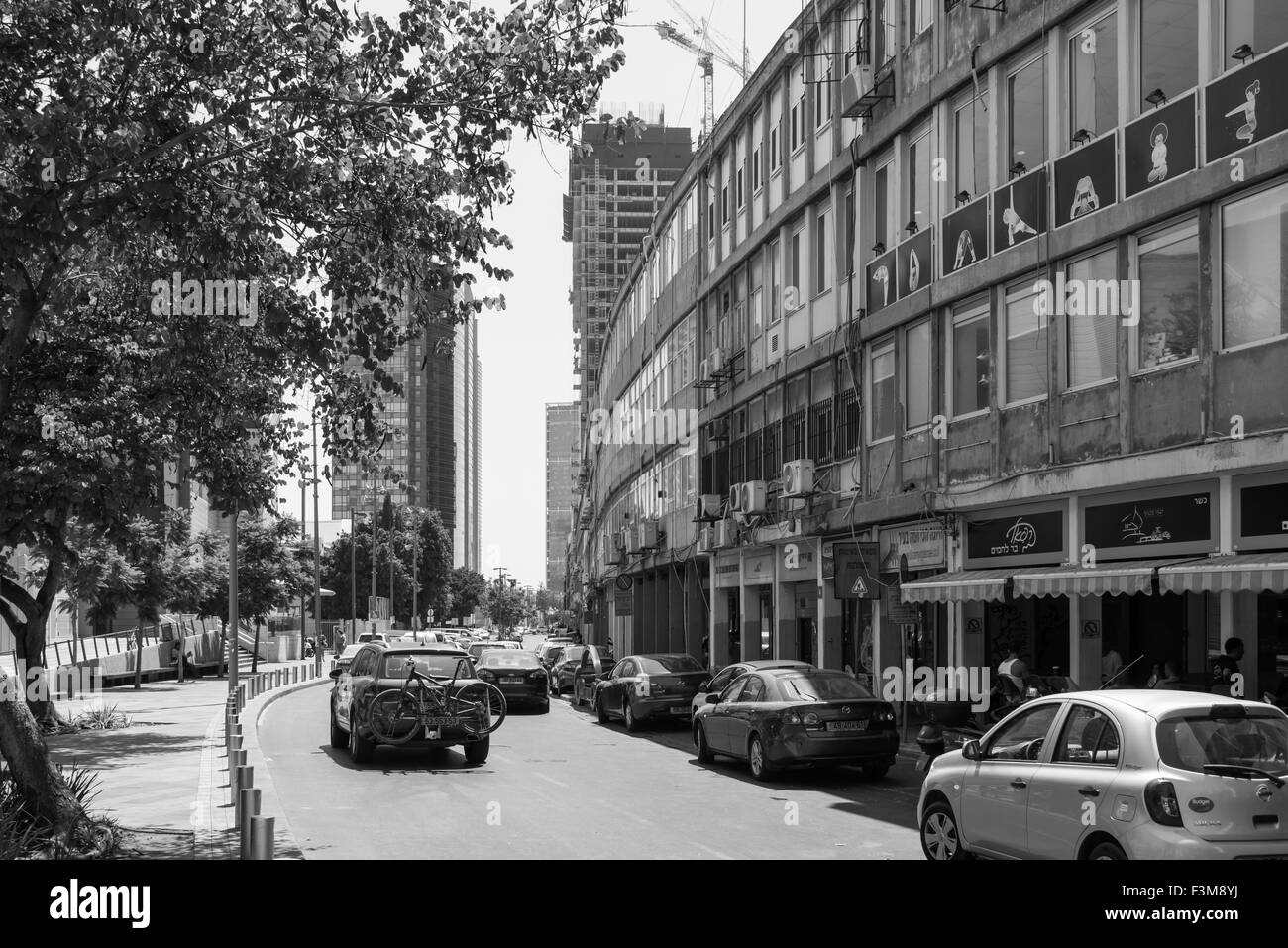 Una passeggiata di Tel Aviv, Israele Foto Stock