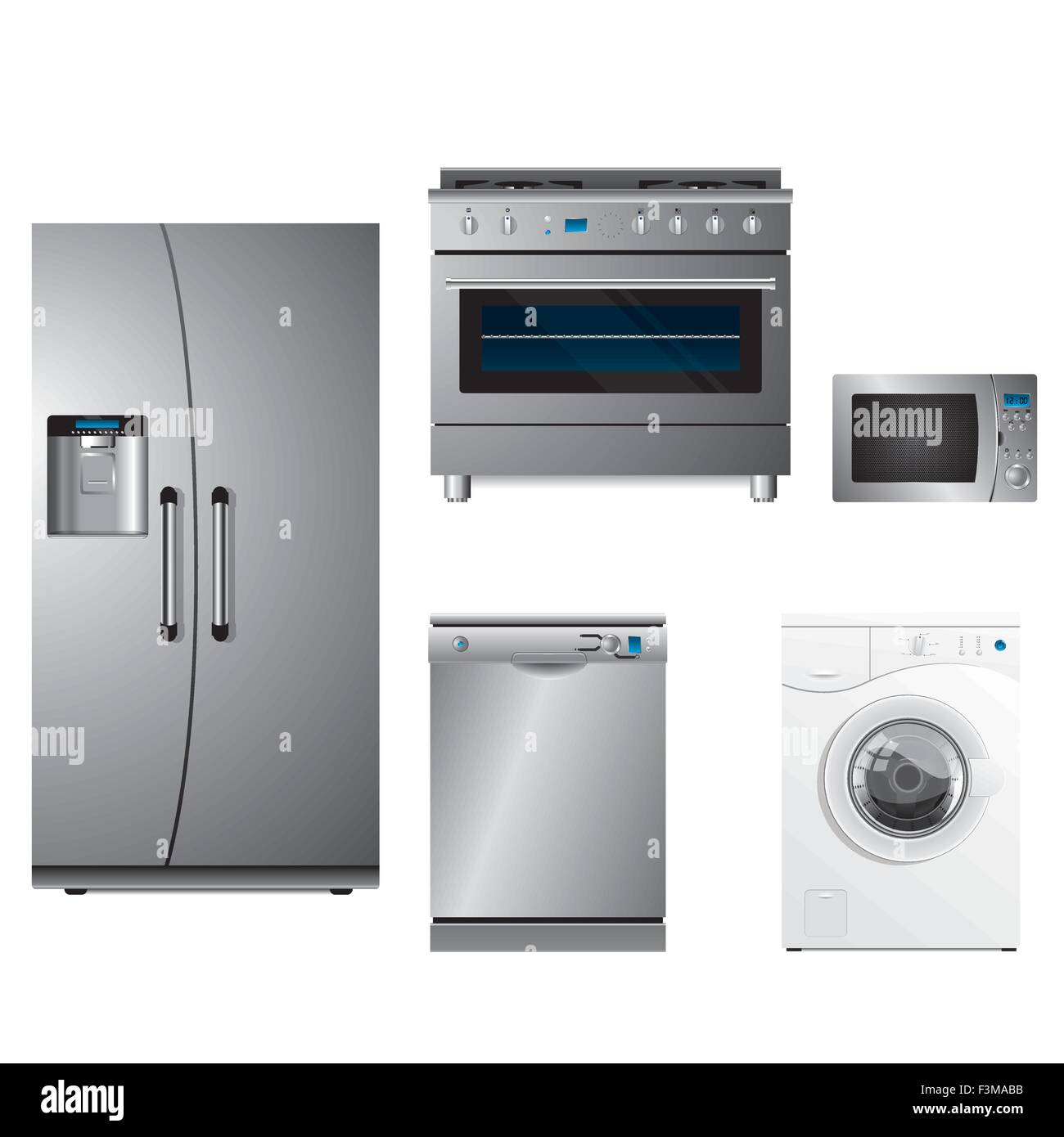 Elettrodomestici Illustrazione Vettoriale